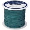 Silver Creek Leather Co Realeather SOS25-2011 Suede Leather Lace for Crafts and Jewelry Making, 0.125″ x 25′, Turquoise, 1-Spool(Pacific Green)