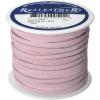 Silver Creek Leather Co Realeather SOS25-2011 Suede Leather Lace for Crafts and Jewelry Making, 0.125″ x 25′, Turquoise, 1-Spool(Pink)