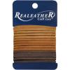 Silver Creek Leather Co Realeather SOS25-2011 Suede Leather Lace for Crafts and Jewelry Making, 0.125″ x 25′, Turquoise, 1-Spool(Toast/Medium Brown/Chocolate)