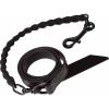 Weaver Leather Brahma Webb Covered Chain Cattle Lead(Black)