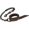 Weaver Leather Brahma Webb Pronged Lead Chain(Brown)