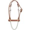 Weaver Leather Livestock Brahma Webb Total Control Goat Halter, Brown