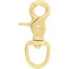 Weaver Leather Round Scissor Snap Solid Brass, 3/4″