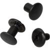 Weaver Leather Supply Black Chicago Screws Pack of 10, ¼”, Plain Sturdy Rivets Screw Posts, Rust-Resistant Leather Fasteners for Belts, Bags, and More