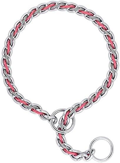 imageTerrain DOG Laced Chain Slip CollarPinkGray