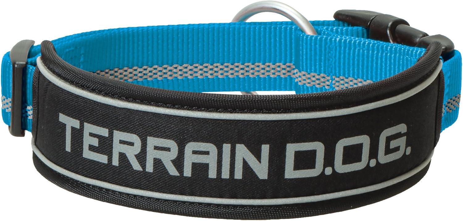imageTerrain Padded Reflective SnapnGo Adjustable CollarBlue