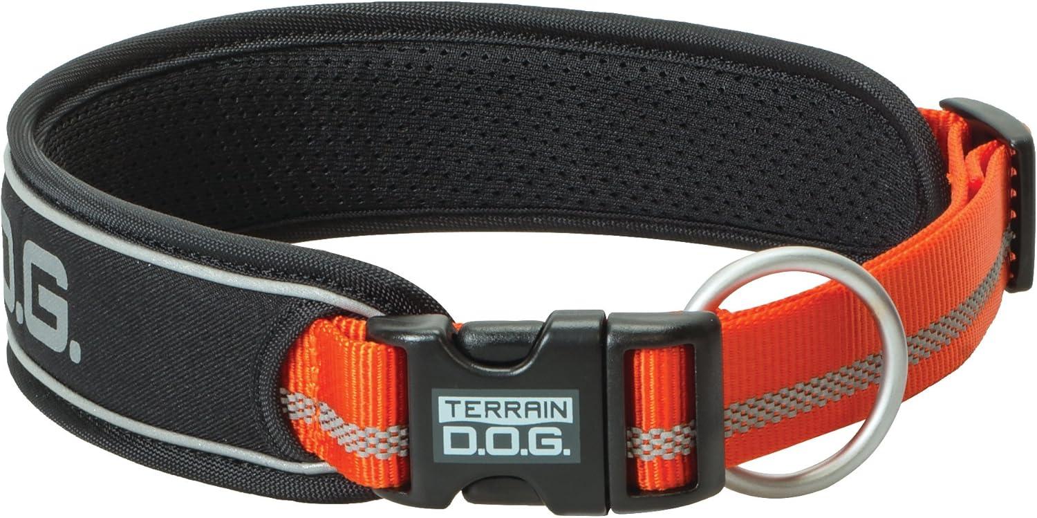 imageTerrain Padded Reflective SnapnGo Adjustable CollarOrange