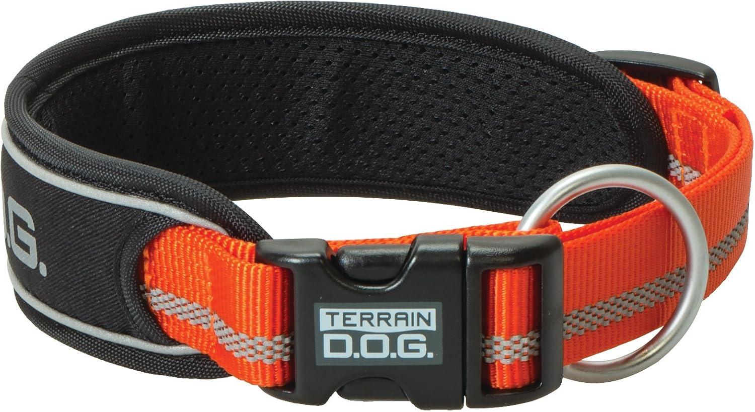 imageTerrain Padded Reflective SnapnGo Adjustable CollarOrange