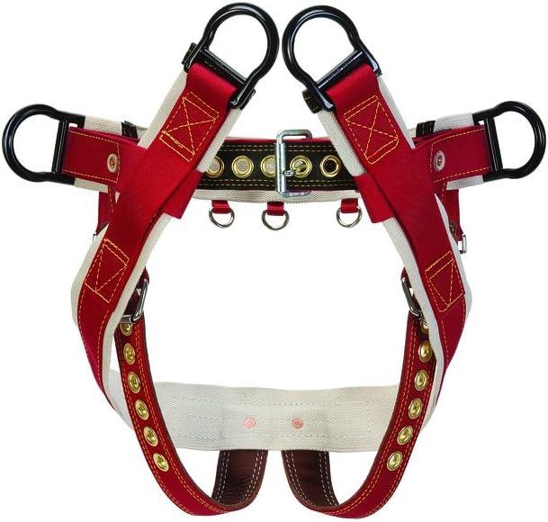 imageWeaver Leather WLC 160 Saddle with 2quot Nylon Leg StrapsRedWhite