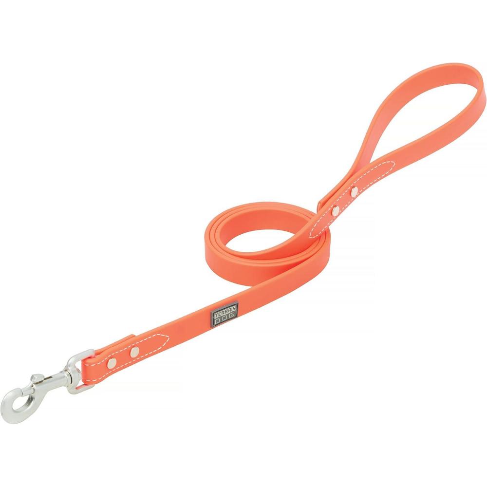 imageTerrain DOG Brahma Webb Dog Leash 34quot x 4 Blaze OrangeBlaze Orange