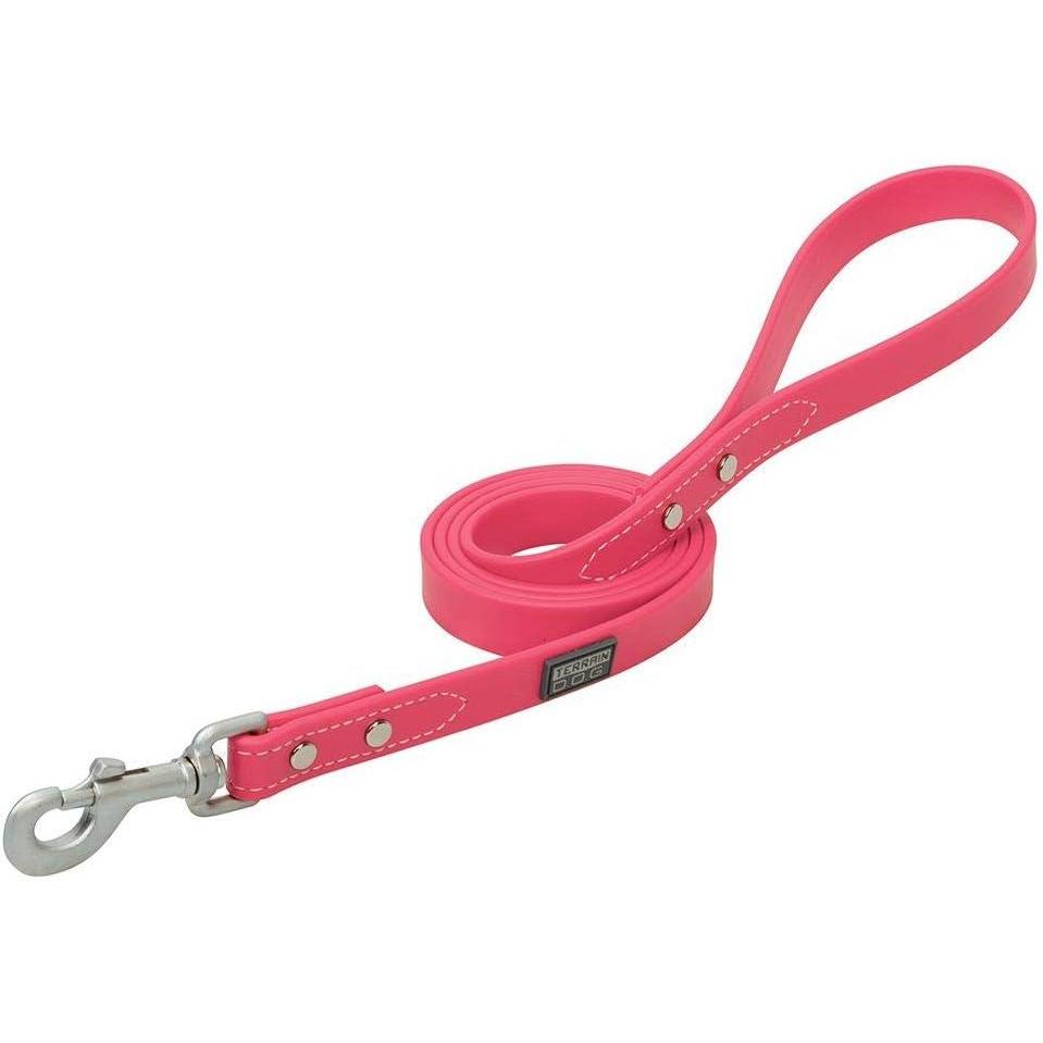 imageTerrain DOG Brahma Webb Dog Leash 34quot x 4 Blaze OrangeHot Pink