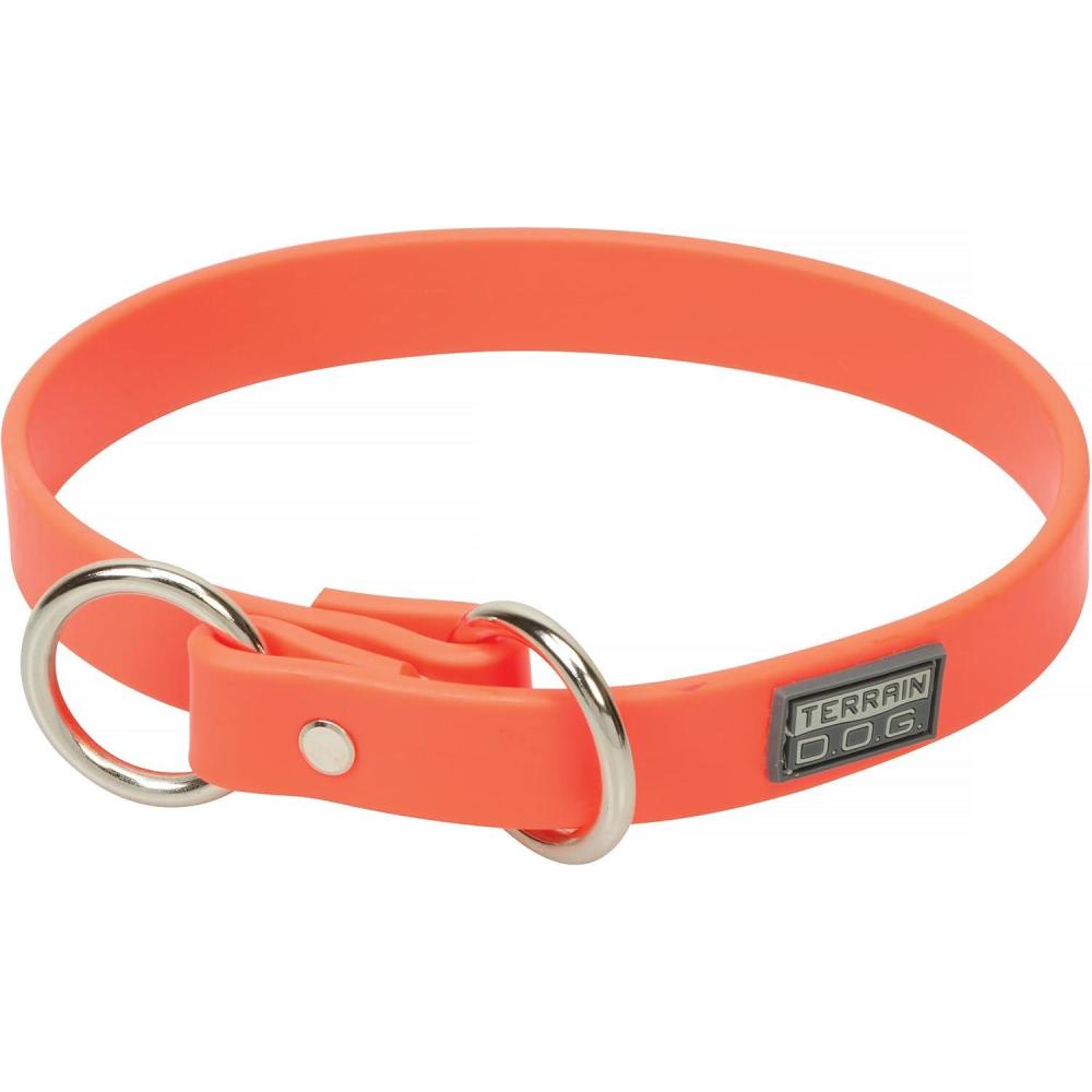 imageTerrain DOG Brahma Webb Slip Dog Collar 58quot x 15quot Blaze OrangeBlaze Orange