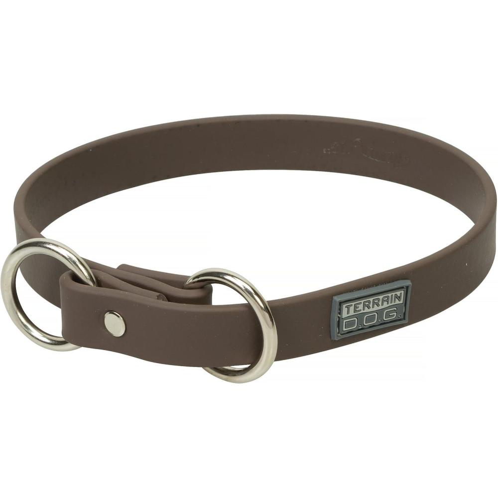 imageTerrain DOG Brahma Webb Slip Dog Collar 58quot x 15quot Blaze OrangeBrown