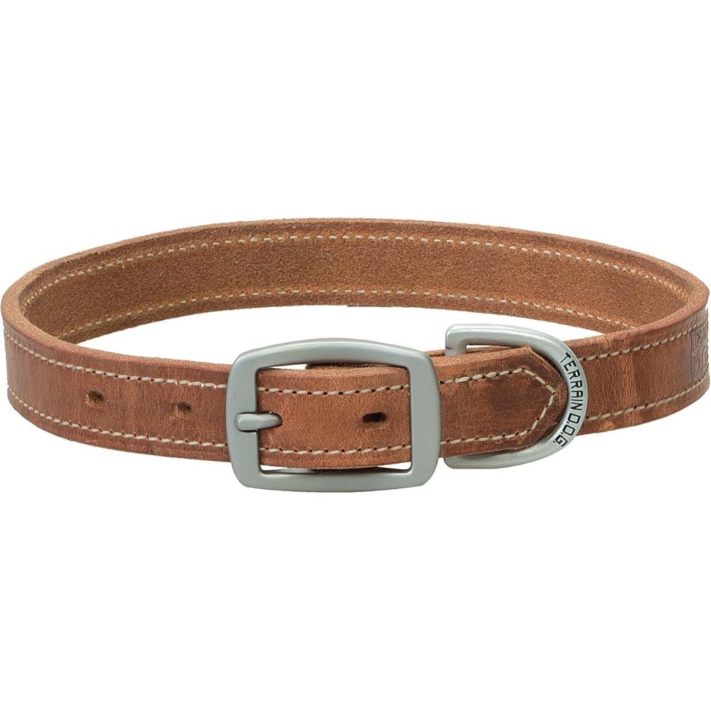 imageTerrain DOG Harness Leather Dog Collar 1quot x 19quot1 x 21