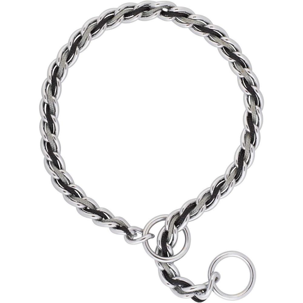 imageTerrain DOG Laced Chain Slip CollarGrayBlack