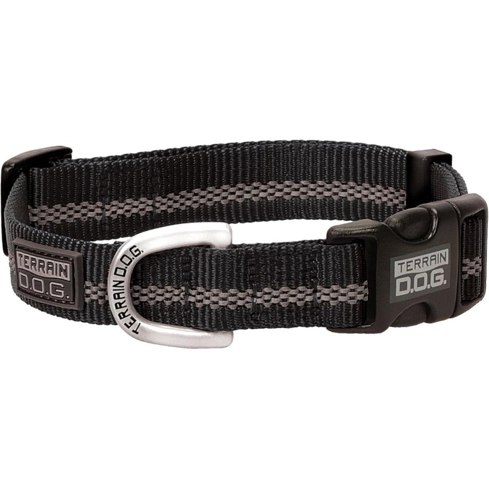 imageTerrain Padded Reflective SnapnGo Adjustable CollarBlack