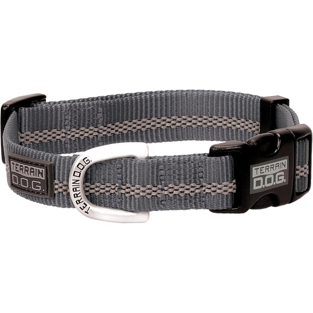 imageTerrain Padded Reflective SnapnGo Adjustable CollarGray