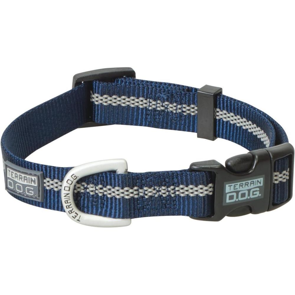 imageTerrain Padded Reflective SnapnGo Adjustable CollarNavy