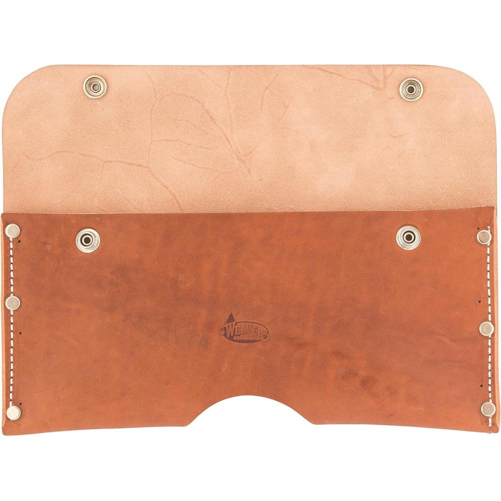 imageWeaver Leather Arborist Full Length Double Bit Axe Guard Tan