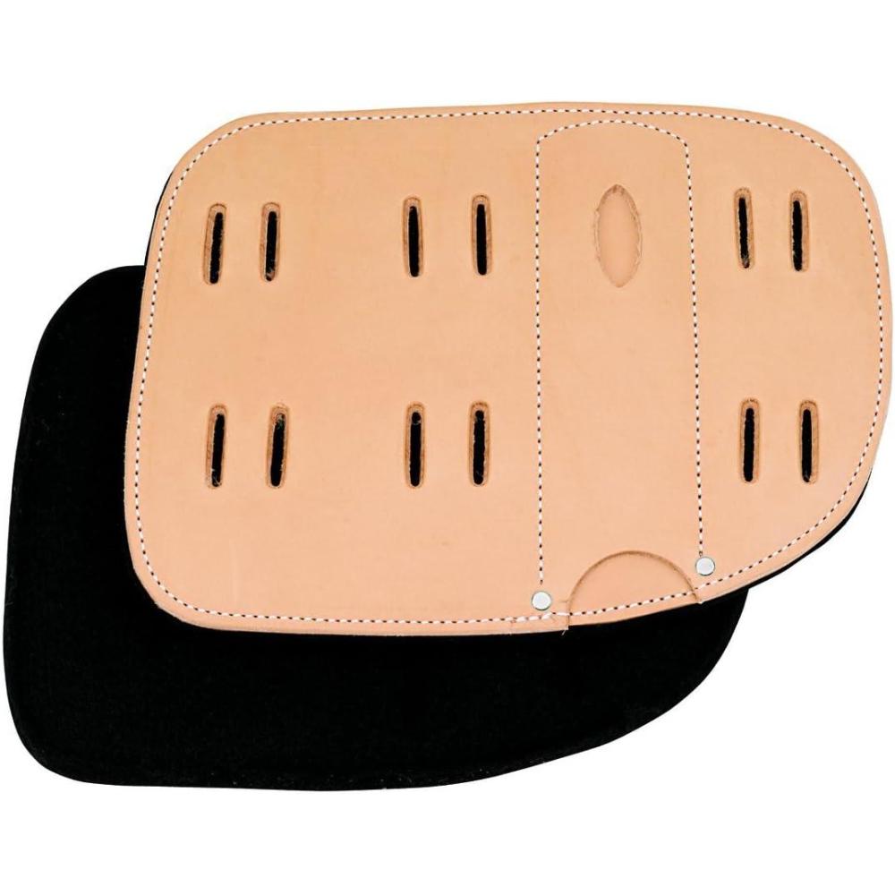 imageWeaver Leather Arborist Super Climber Pads TanBlack