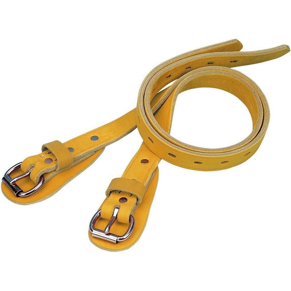 imageWeaver Leather Arborist Upper Climber Straps Tan 26quot