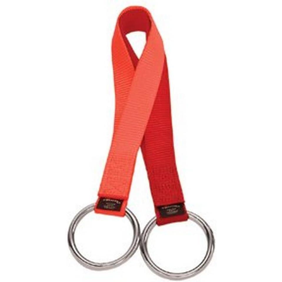 imageWeaver Leather Chain Saw Strap with RingOrange