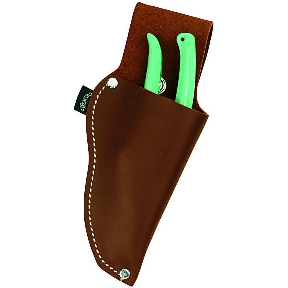 imageWeaver Leather Pistol Type Pruner PouchBrown