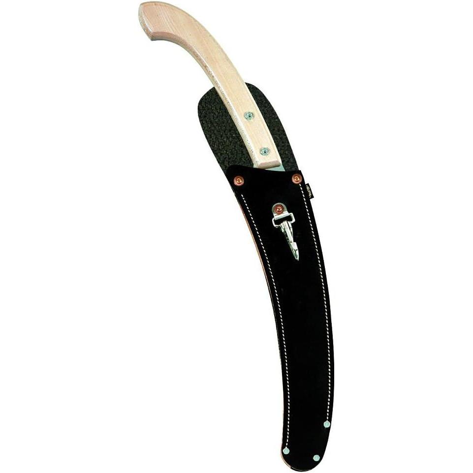 imageWeaver Leather Straight Back Curved Saw Scabbards with SnapBlack