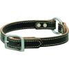 Terrain D.O.G. Bridle Leather Ring-In-Center Dog Collar(Black Bridle Leather)