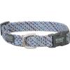 Terrain D.O.G. Dog Collar, Nylon, Sky Blue/Silver/Purple, Extra Small to Extra Large, No-Core Flat Braid Construction, Climbing Grade Rope Material(Sky Blue/Silver/Purple)