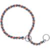 Terrain D.O.G. Laced Chain Slip Collar(Blue/Orange)