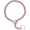 Terrain D.O.G. Laced Chain Slip Collar(Pink/Gray)
