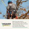Weaver Arborist Cougar Tree Saddle Harness, Memory Foam Arborist Saddle with Back and Leg Support Straps, Professional Tree Climbing Gear