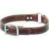 Terrain D.O.G. Bridle Leather Ring-In-Center Dog Collar(Brown Bridle Leather)
