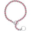 Terrain D.O.G. Laced Chain Slip Collar(Pink/Gray)