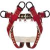Weaver Leather WLC 160 Saddle with 2″ Nylon Leg Straps(Red/White)