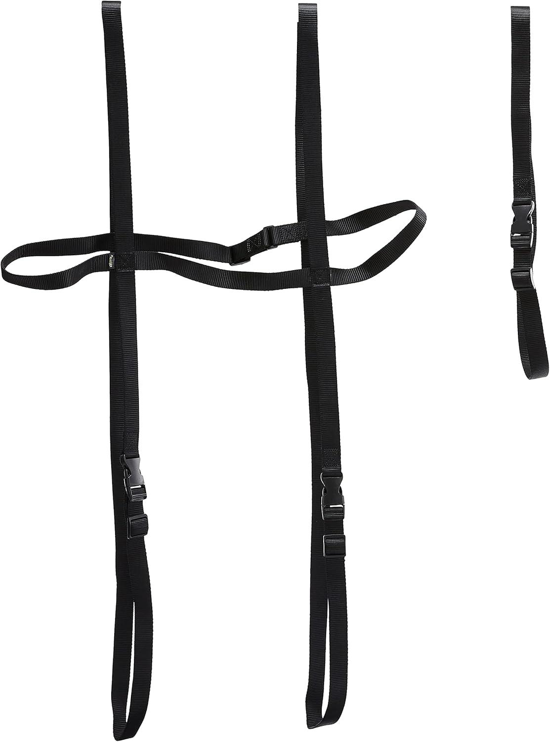 imageWeaver Leather Adjustable Box Fan Holder Black