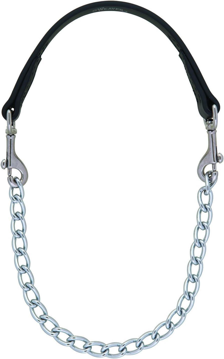 imageWeaver Leather Brahma Webb Goat Collar Nickel Plated ChainBlack