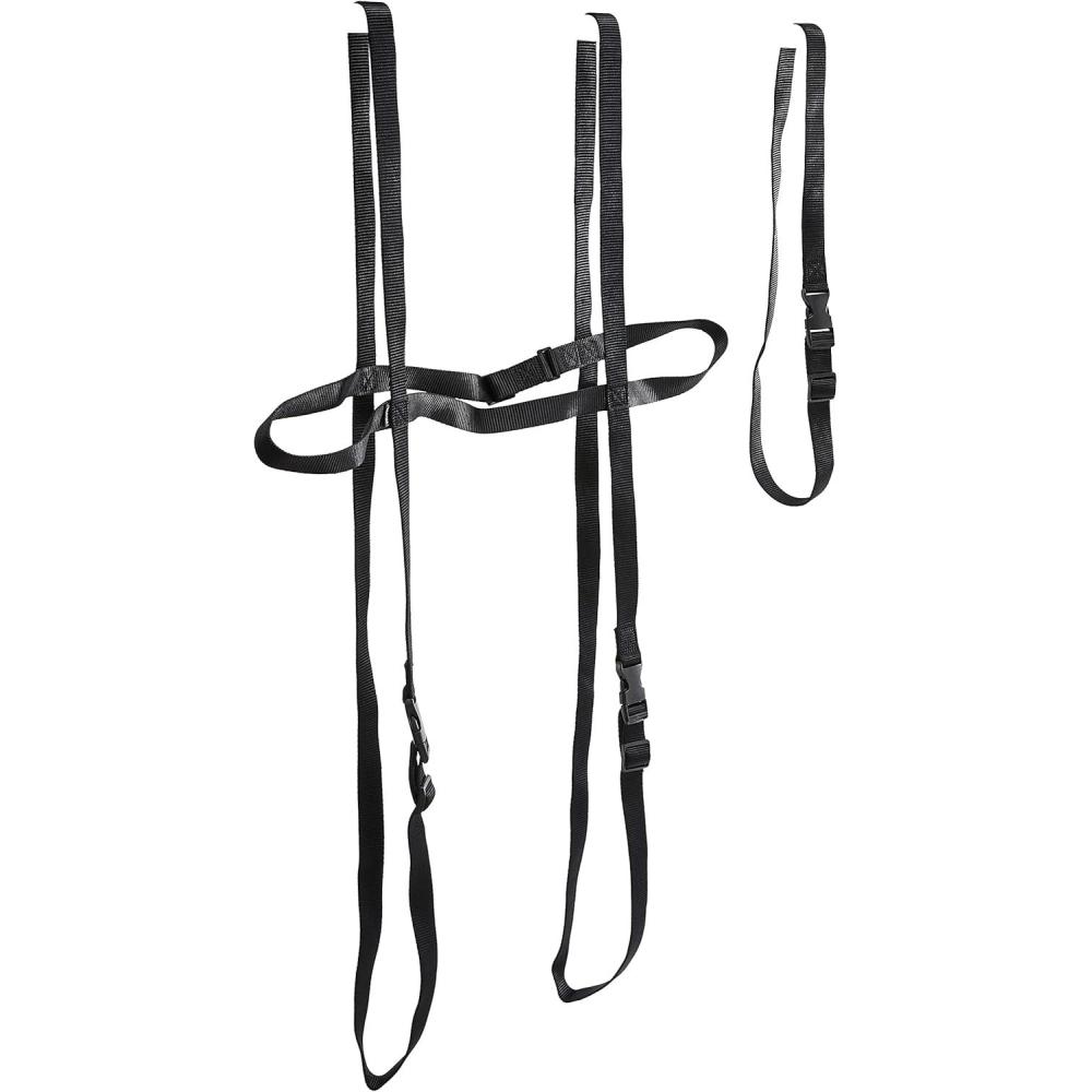 imageWeaver Leather Adjustable Box Fan Holder Black