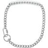 Weaver Leather Chain Goat Collar with Rubber Grip(Chrome Plated)
