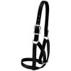 Weaver Livestock Barn Cow Buckle Cattle Halter, Adjustable, Modern Style Cow Calf Halter, Livestock Handling Equipment for Showing, Black(Black)