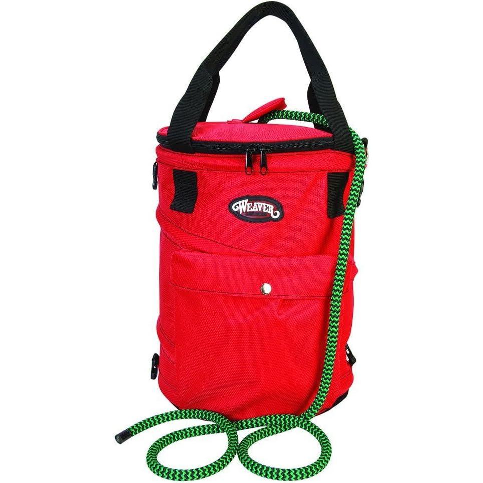 imageWeaver Leather Polyester Deluxe Rope Bag in Red