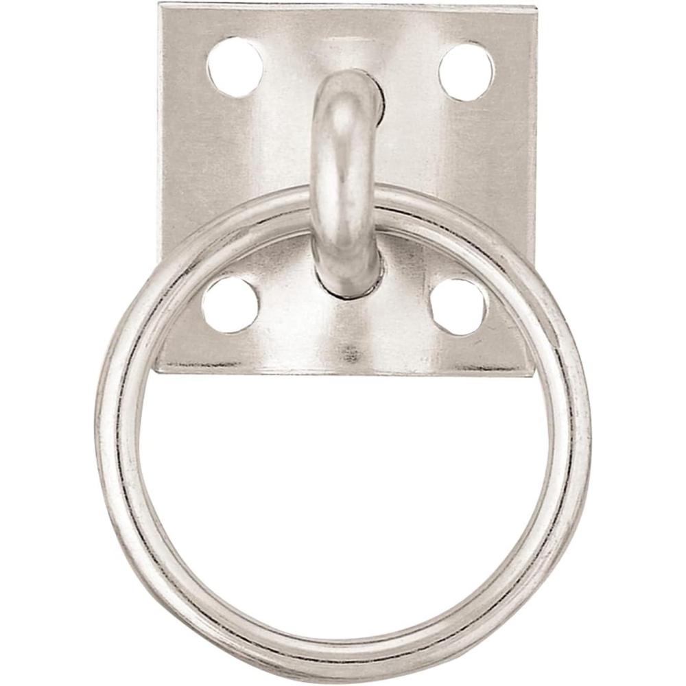 imageWeaver Leather Tie Ring Plate Zinc Plated