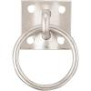 Weaver Leather Tie Ring Plate, Zinc Plated