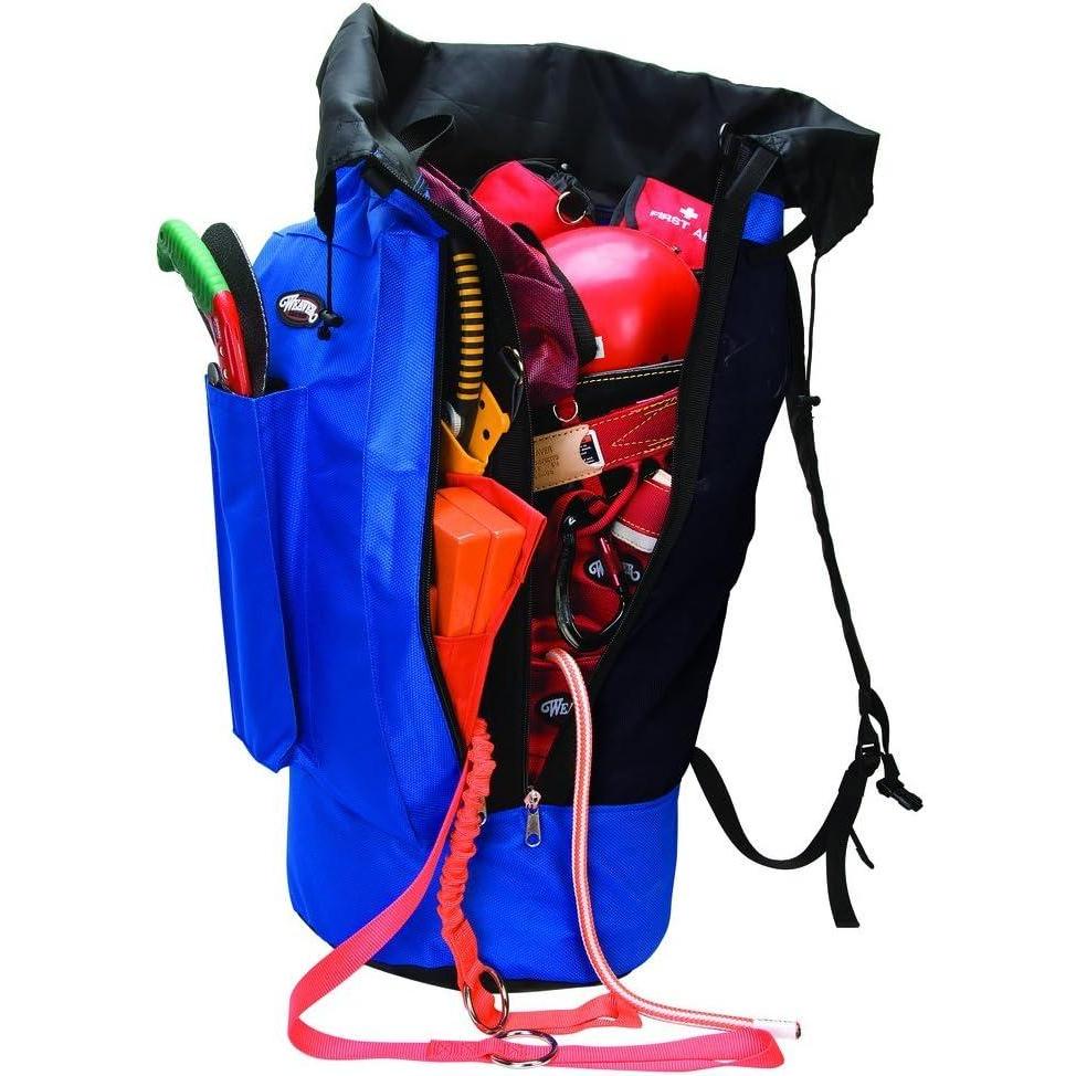 imageWeaver Leather Arborist All Purpose Gear Bag Blue