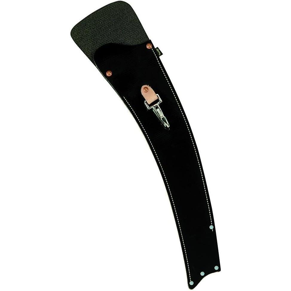 imageWeaver Leather Arborist 25 Curved Saw Scabbard with Snap Hook Black