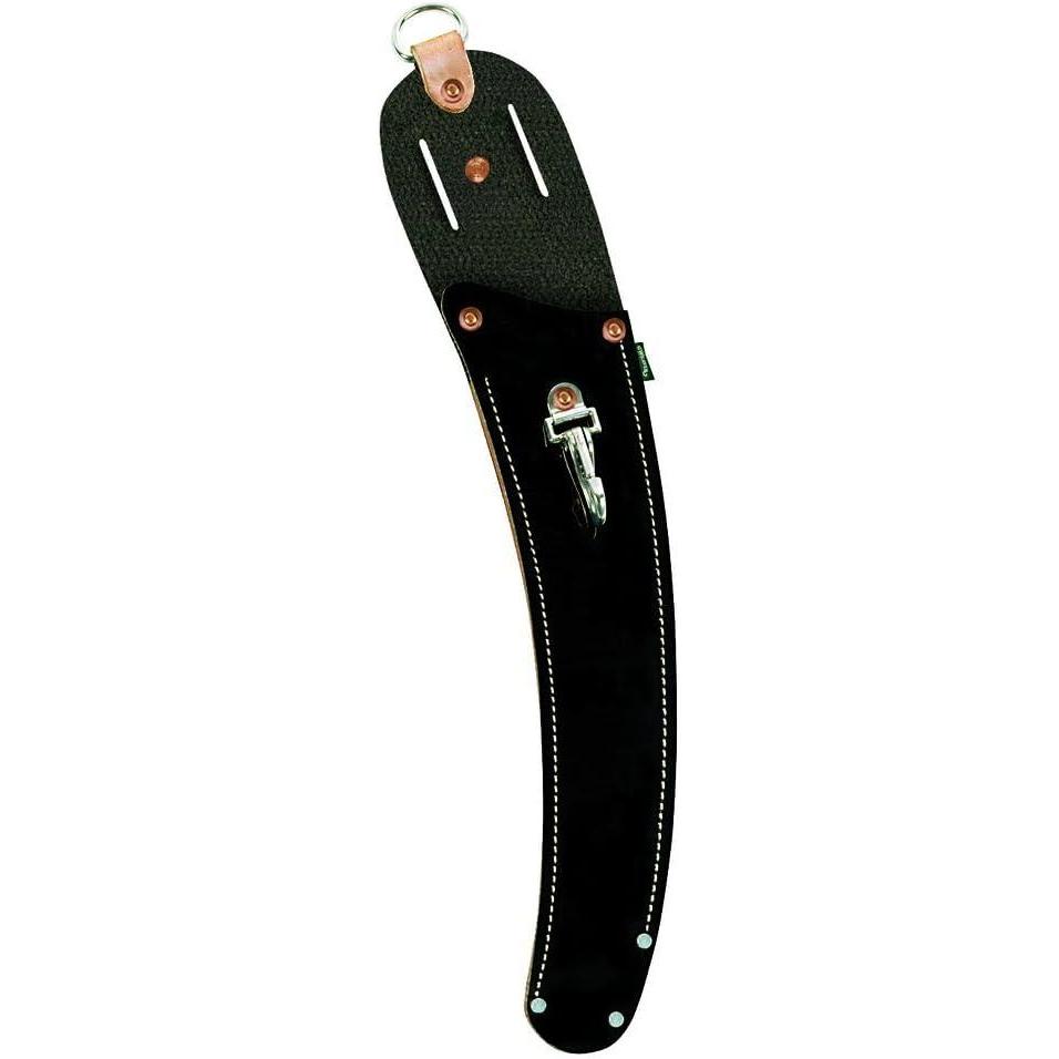 imageWeaver Leather Straight Back Curved Saw Scabbard with Snaps and Belt SlotsBlack
