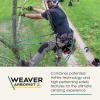 Denali Saddle Harness, Adjustable Water Buffalo Leather Arborist Harness with AirFlex Foam, Professional Tree Climbing Gear, One Size