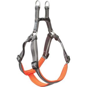 Terrain D.O.G. Reflective Neoprene Lined Dog Harness(Dark Gray/Orange)