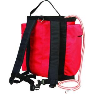 Weaver Leather Red Polyester Drawstring Backpack